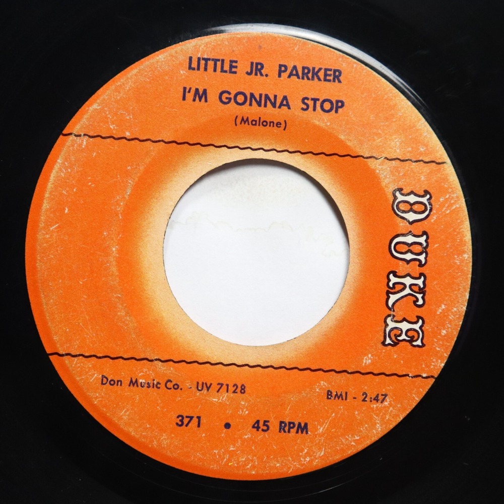 LITTLE JR. PARKER - I'M GONNA STOP / STRANGE THINGS HAPPENED - SOUL 45